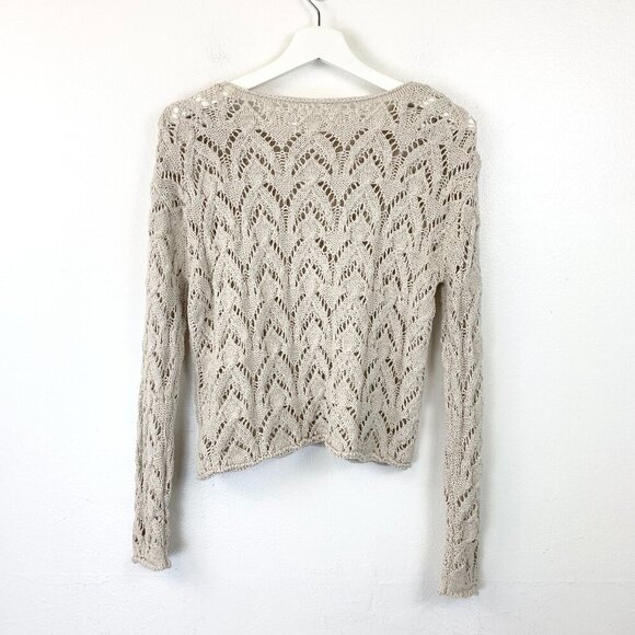 NEW Velvet Ds Cotton Tape Sweater Size S - Picture 3 of 10